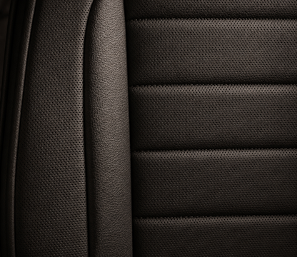 Sitzbezüge Fiat Ducato 2006 - heute – Fezz Schwarz – Sitzbezüge aus Kunstleder – perfekte Passform (Sitz/Doppelsitzbank)