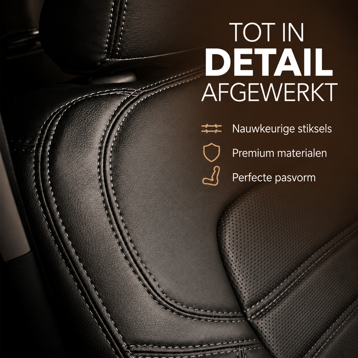 Sitzbezüge Citroen ë-Jumpy 2020 - heute – Fezz Schwarz – Sitzbezüge aus Kunstleder – perfekte Passform (Sitz/Doppelsitzbank-mit geteilter Sitzfläche der Doppelsitzbank)