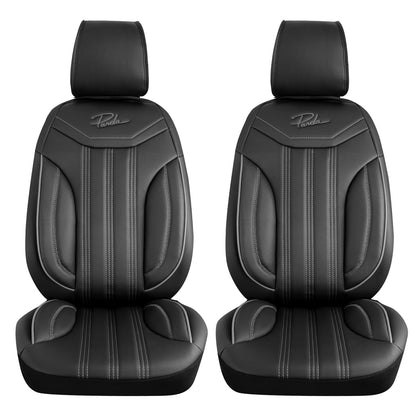 Sitzbezüge Ford E-Transit Custom 2023 - heute – Miami schwarz – perfekte Passform (Sitz/Sitz)