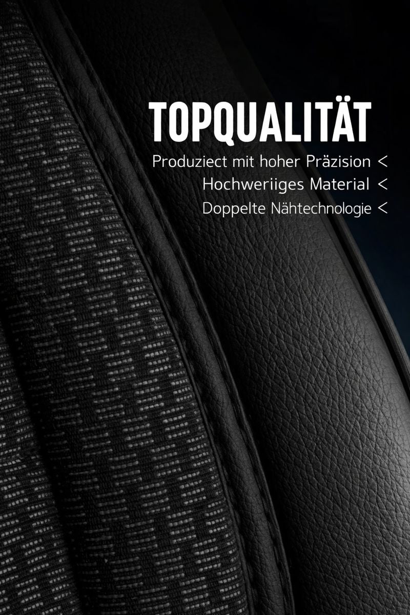 Sitzbezüge Citroen Jumpy 2007 - 2016 – Prestige schwarz – perfekte Passform (Sitz/Sitz)